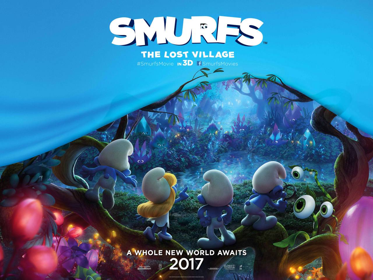 Smurfs - The Lost Village (English) dvdrip 720p hd free  movie