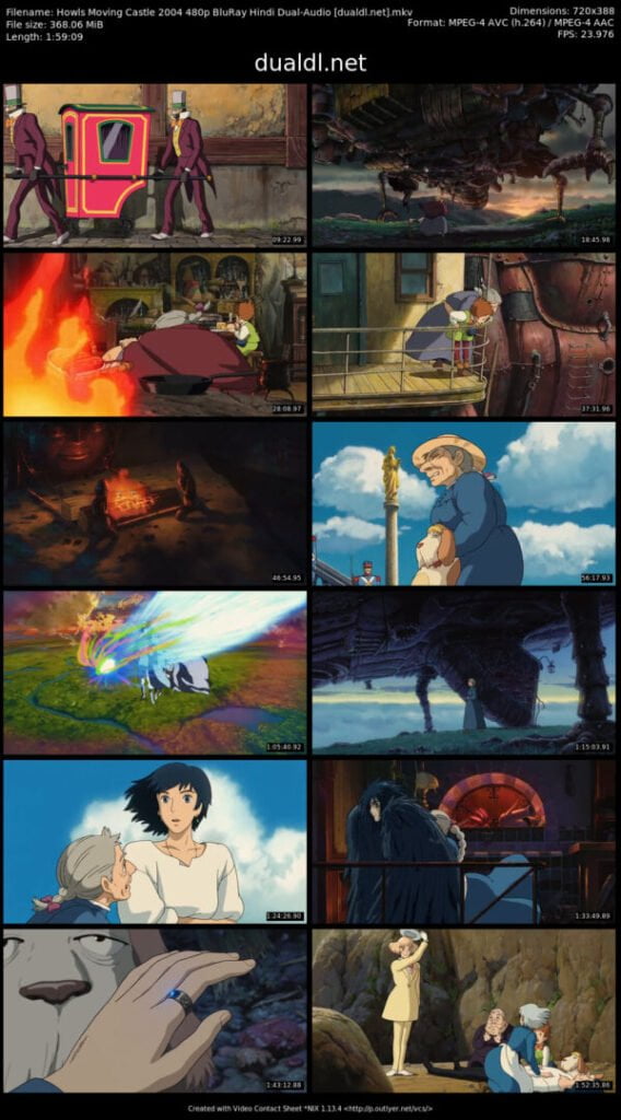 howl's moving castle full movie free english