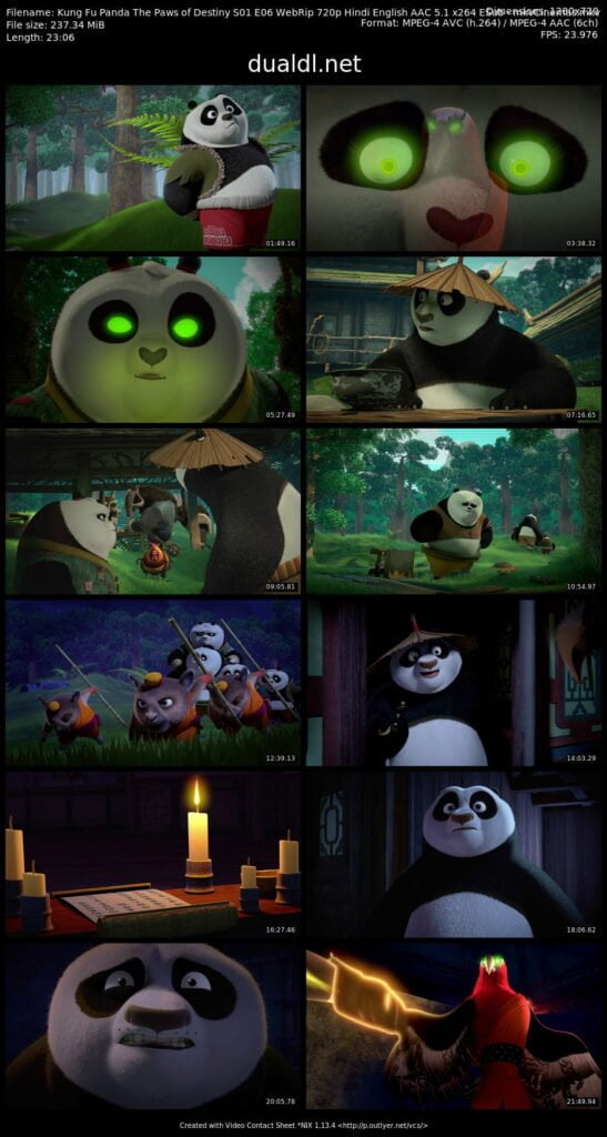 Kung Fu Panda The Paws of Destiny Season 1 Episode 6 Hindi Dubbed