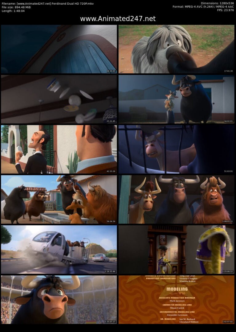 Ferdinand English & Hindi Dubbed Dual Audio BRRip 720P