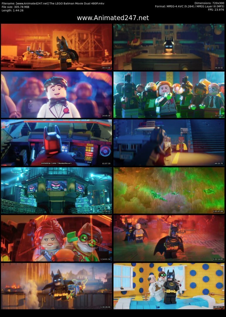 The LEGO Batman Movie English 300MB 480P