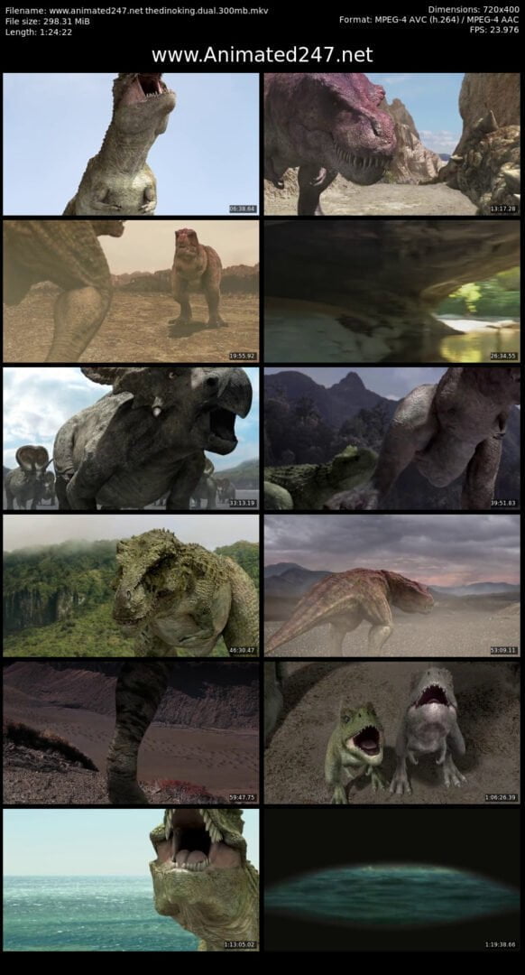 The Dino King Ripped 299MB Animated Movie Free Download