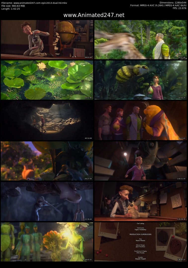 Epic The Movie HD 720P Dual Audio Hindi English Free Download