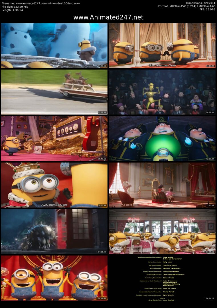 Minions English & Hindi Dubbed 300MB Dual Audio BRRip Free Download