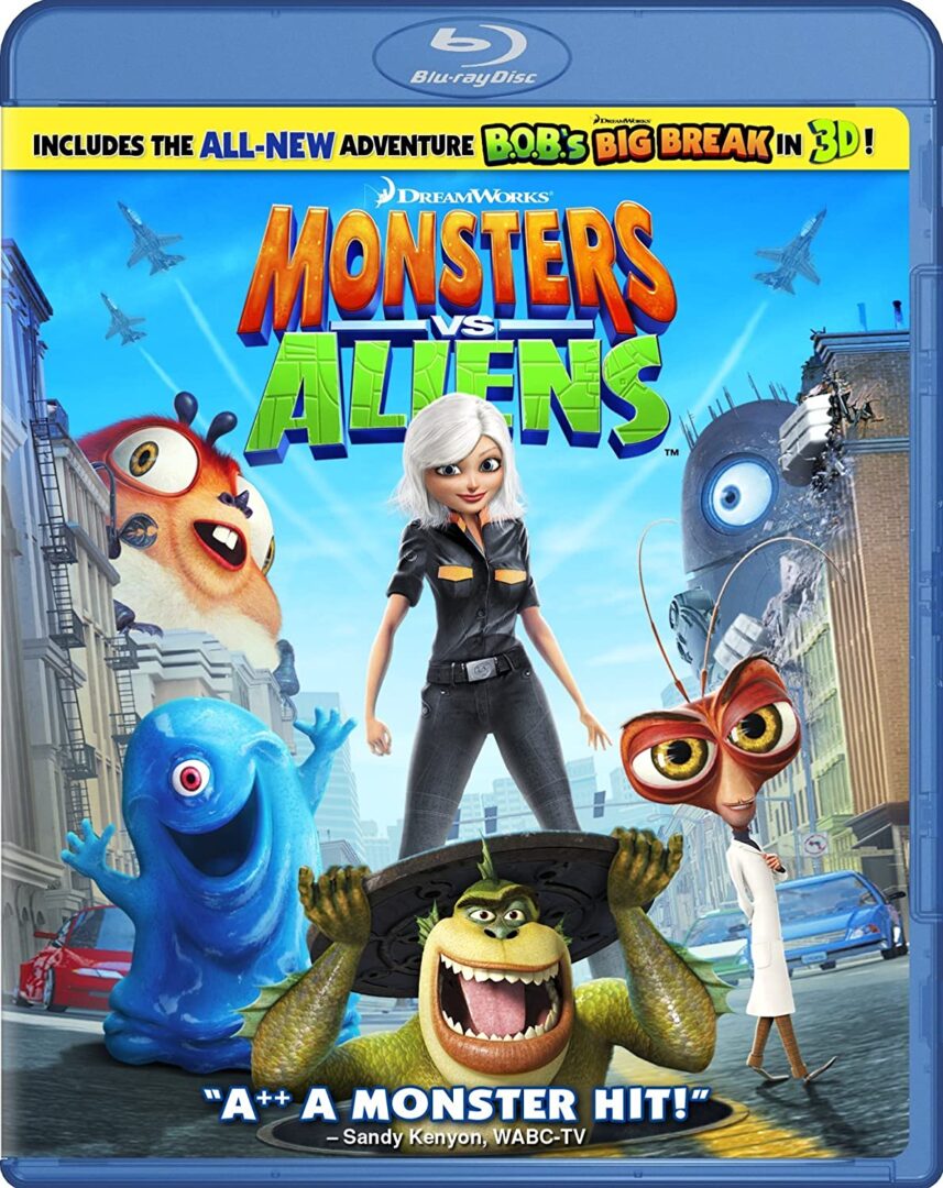 Monsters vs Aliens Free Download English and Hindi Dubbed 300MB