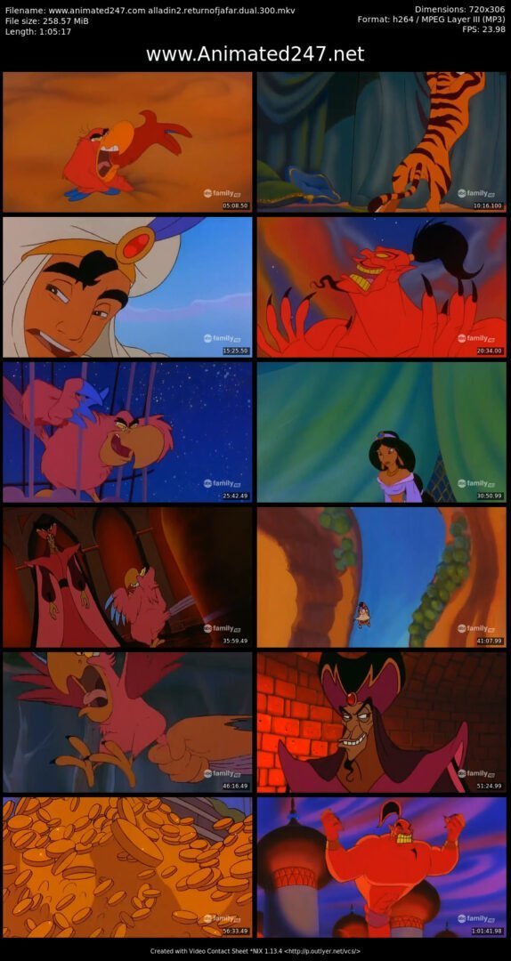 Aladdin and The Return of Jafar Free Download 300MB