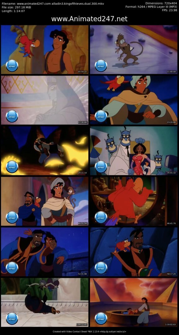Aladdin and the King of Thieves Free Download 300Mb