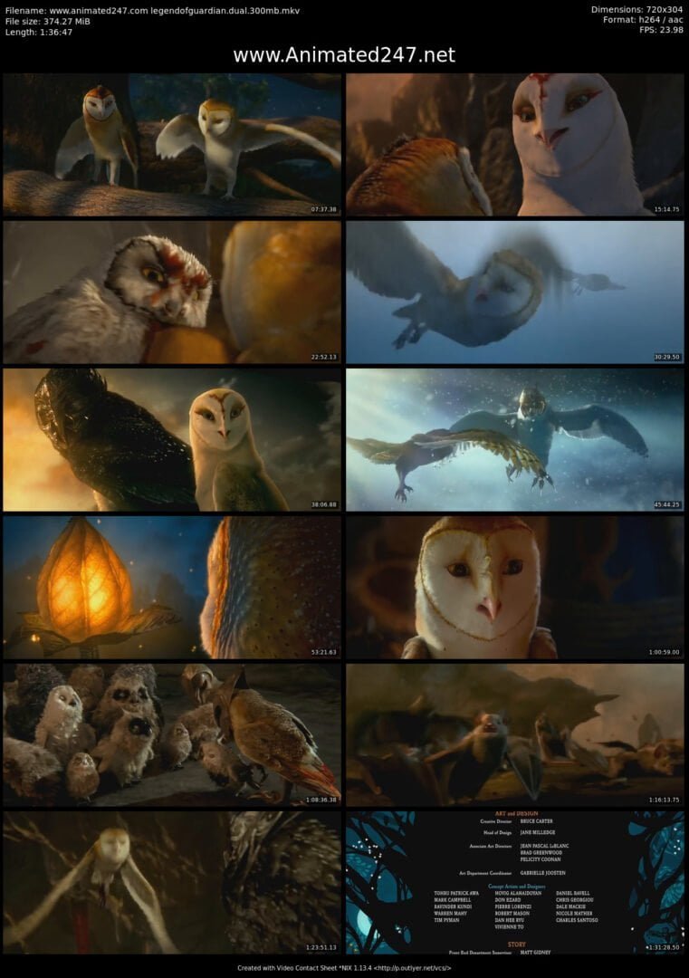 Legend of the Guardians Free Download English & Hindi Dubbed 300MB