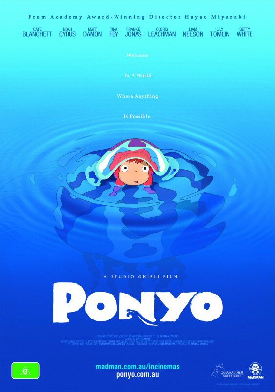 Ponyo Movie Free Download English HD 720P DVDRip