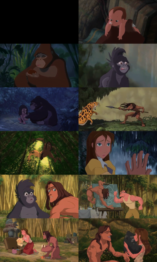 Tarzan Disney Movie Free Download English and Hindi Dubbed 300MB