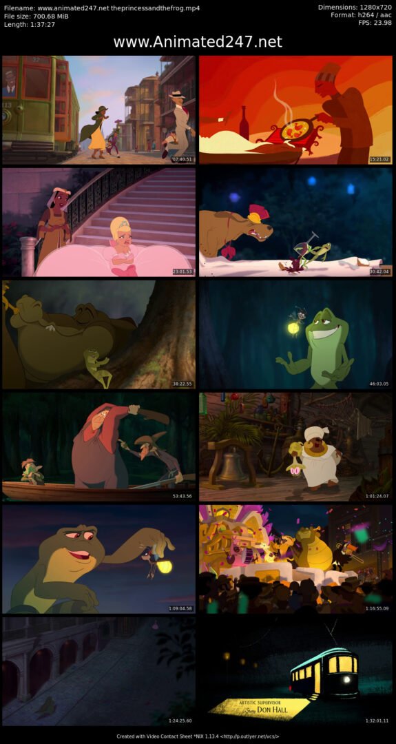 The Princess and The Frog Free Download English HD DVDRip