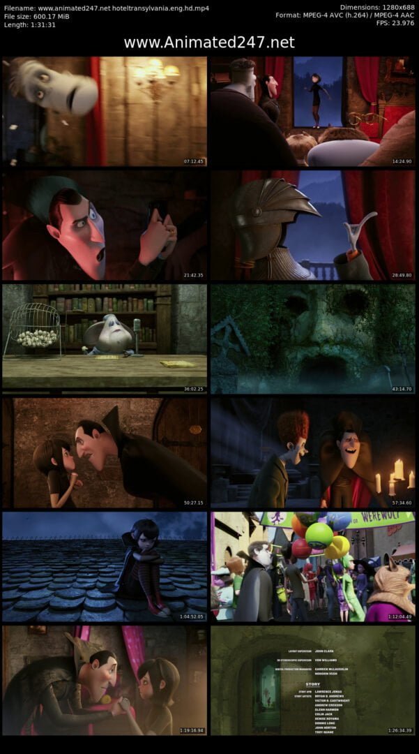 Hotel Transylvania English 480P & 720P Free Download