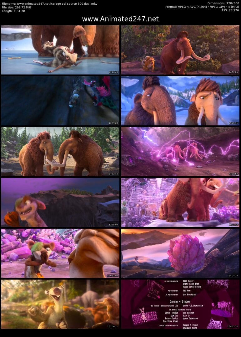 Ice Age Collision Course English and Hindi Dual Audio 300MB 480P