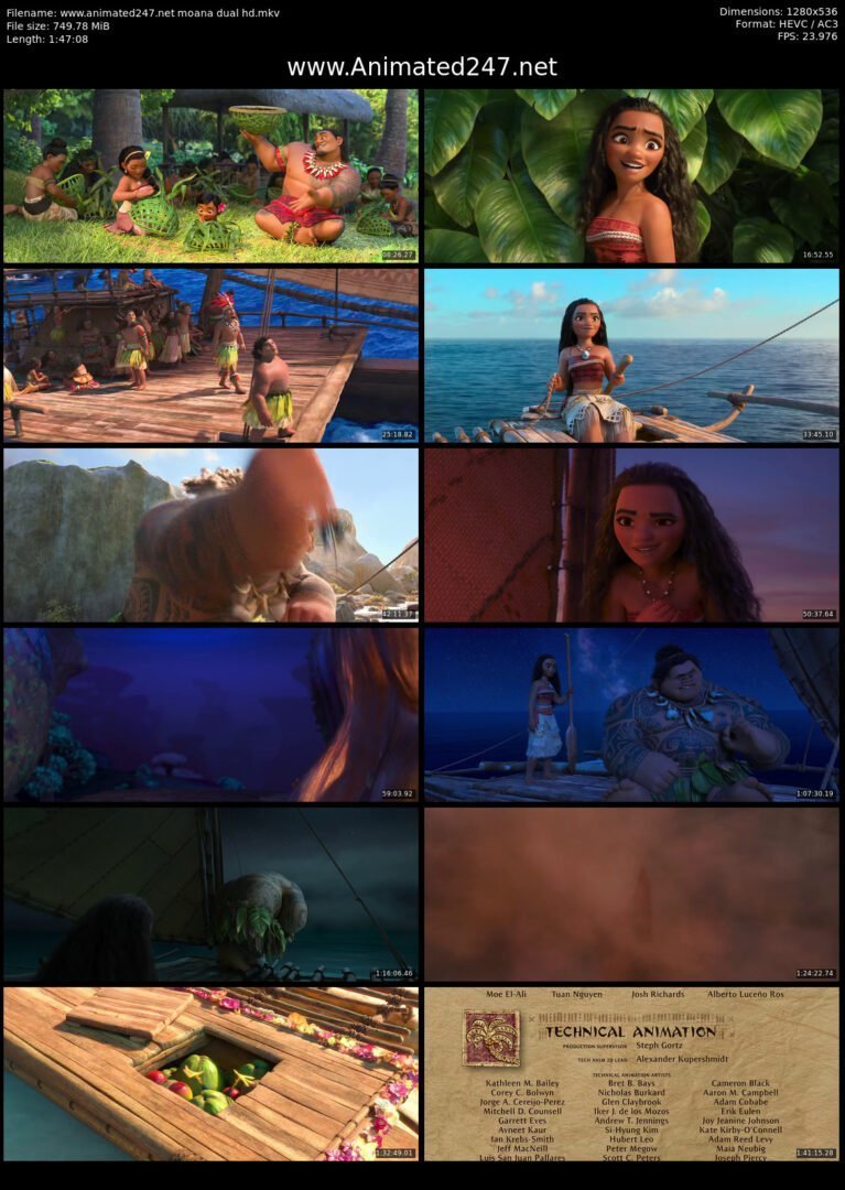 Moana Full Movie Download in Hindi HD 720P