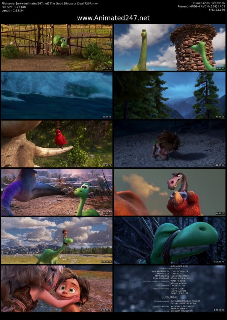 The Good Dinosaur English & Hindi Dual Audio 720P