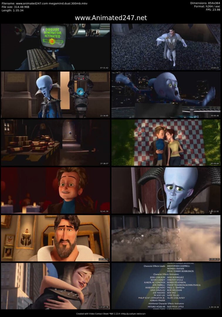 Megamind Full Movie in Hindi 300MB 480P Free Download 2008