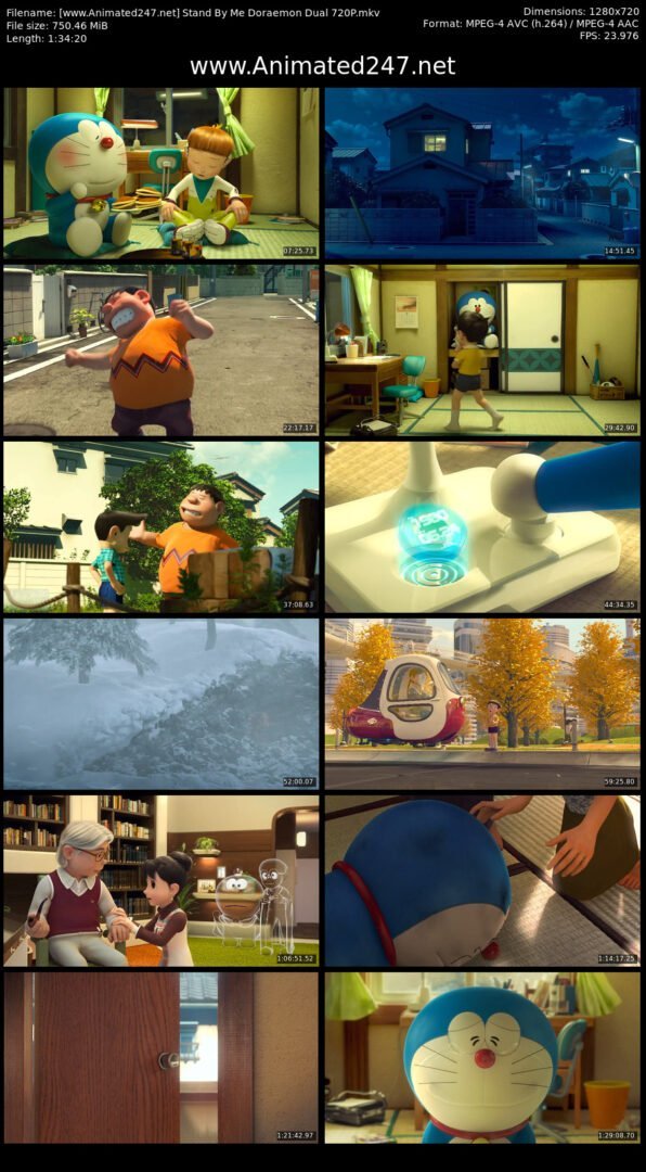 Stand By Me Doraemon English & Hindi Dubbed 720P HD