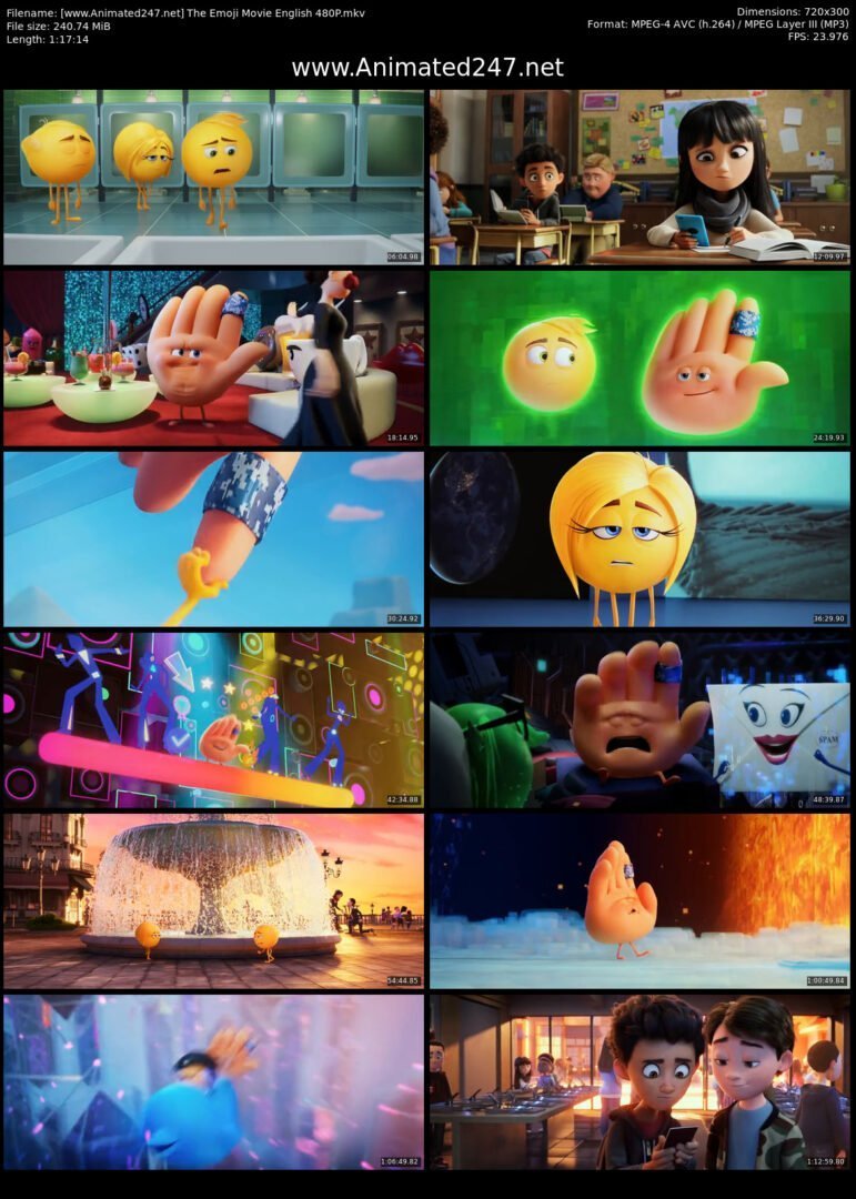 The Emoji Movie English 480P 300MB