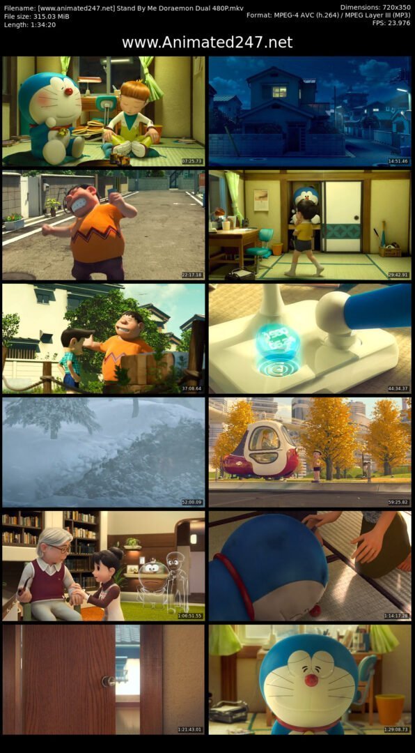 Stand By Me Doraemon English & Hindi Dubbed 300MB 480P