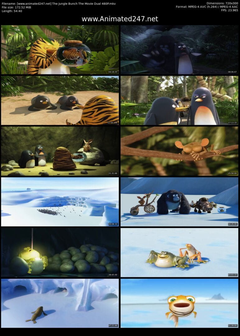 The Jungle Bunch The Movie Dual Audio 480P x265