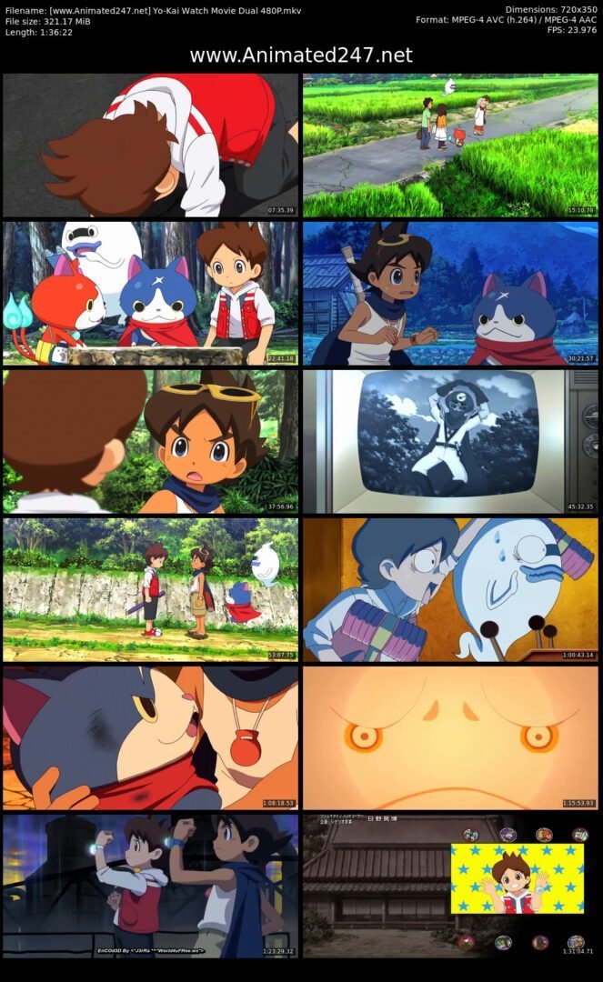 Yo-Kai Watch Movie English & Hindi Dual 300MB 480P