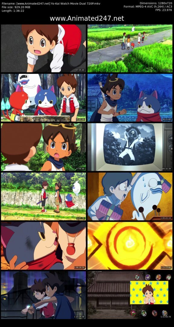 Yo-Kai Watch Movie English & Hindi Dual HD 720P