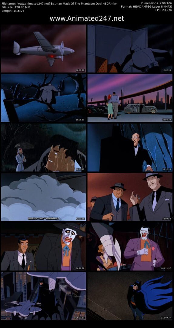 Batman Mask Of The Phantasm Dual Audio HD 720P