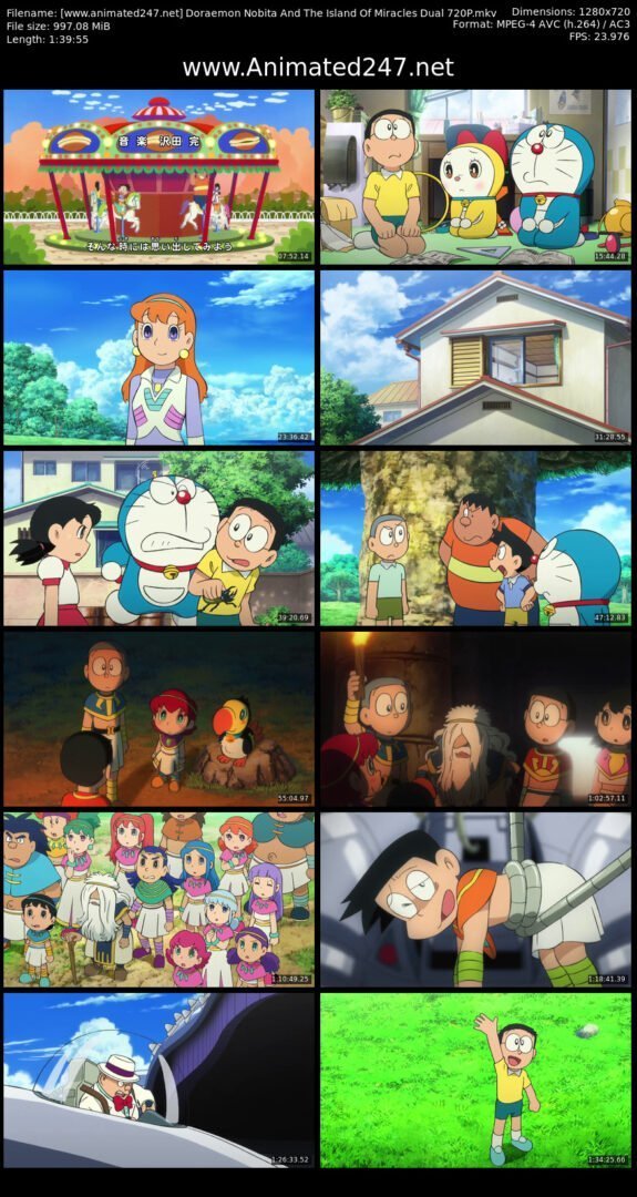 Doraemon Nobita And The Island Of Miracles Dual 720P