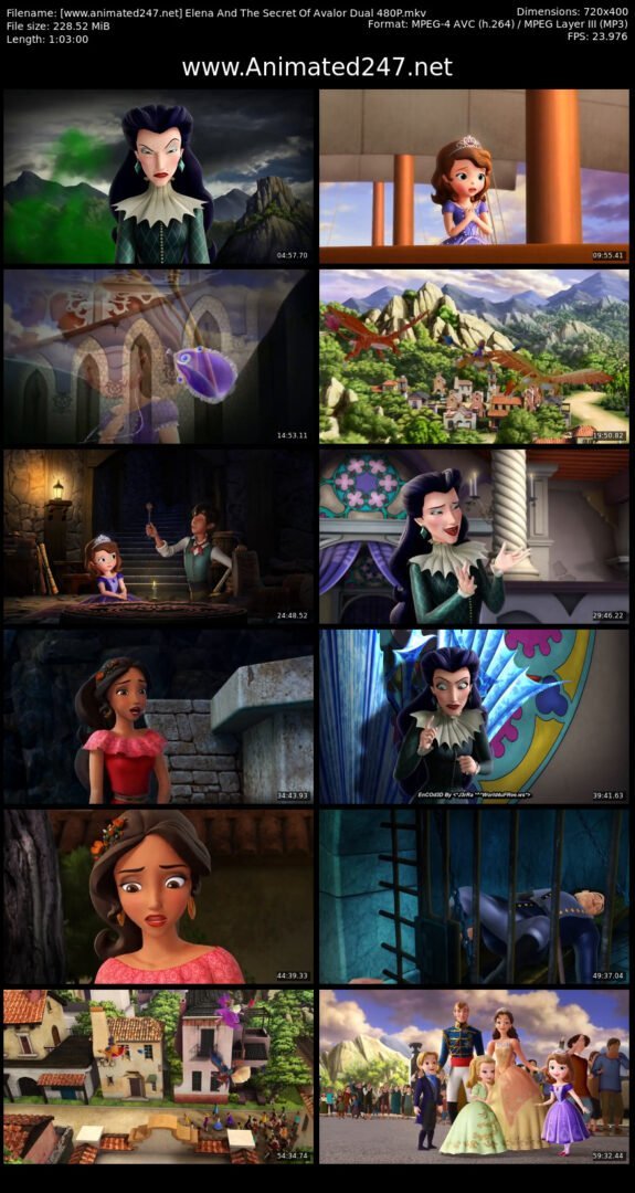 Elena And The Secret Of Avalor Dual Audio 480P 250MB