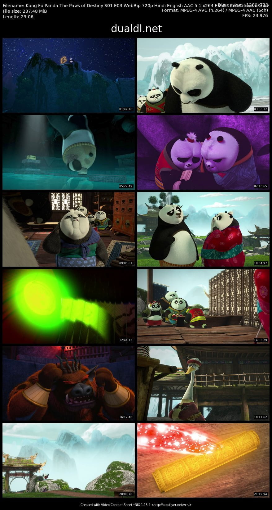 Kung Fu Panda The Paws of Destiny Season 1 Episode 3 Hindi Dubbed