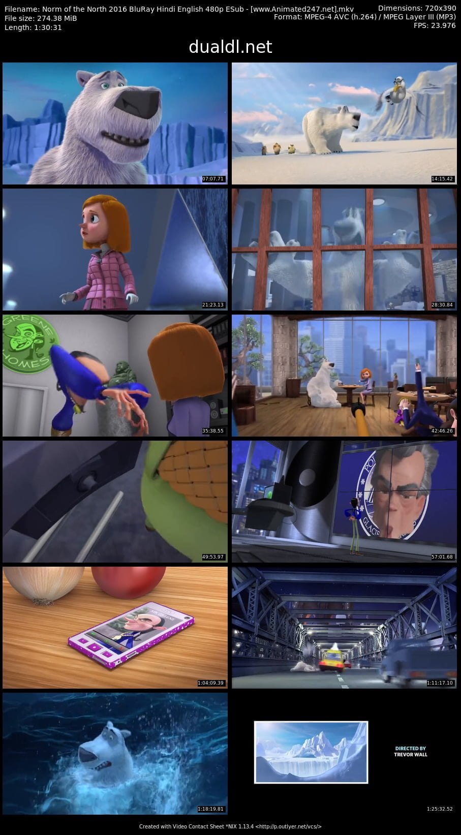 Norm of the North 2016 in Hindi Full Movie 300MB