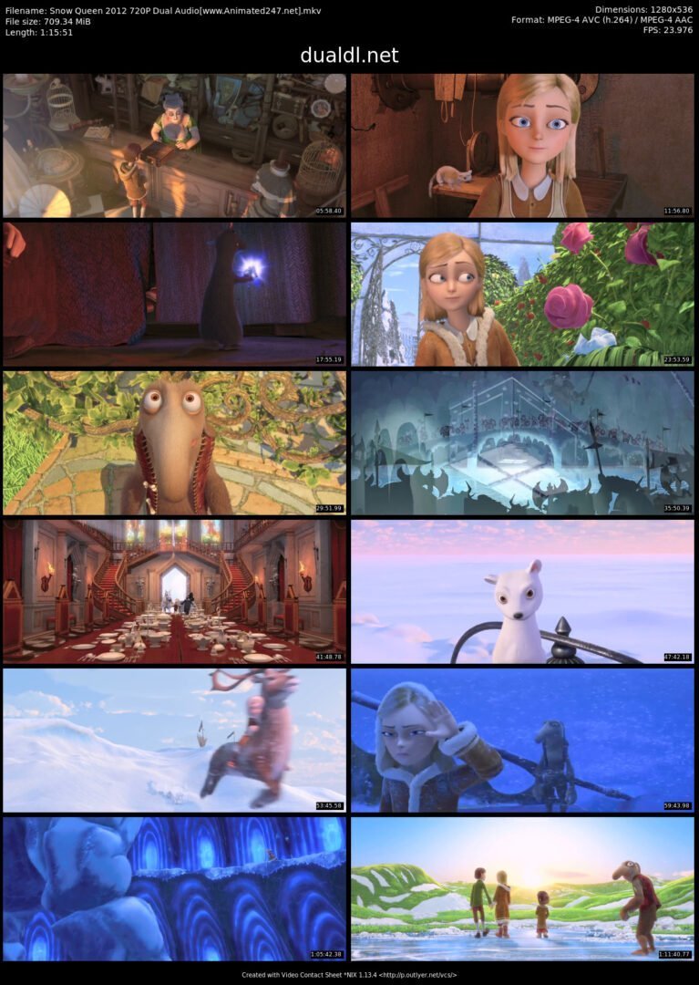 The Snow Queen Movie 2012 Download free in Hindi 720P Watch Online Dual Audio