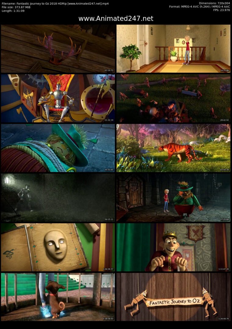 Fantastic Journey to Oz 2017 HDRip English 480P 375MB