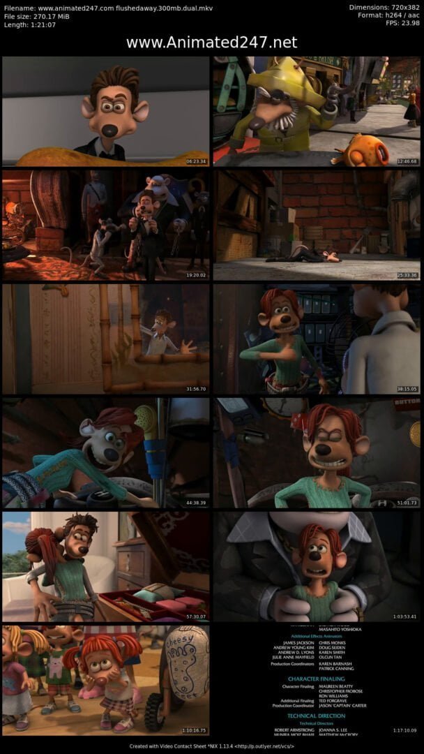 Flushed Away Free Download English and Hindi Dual