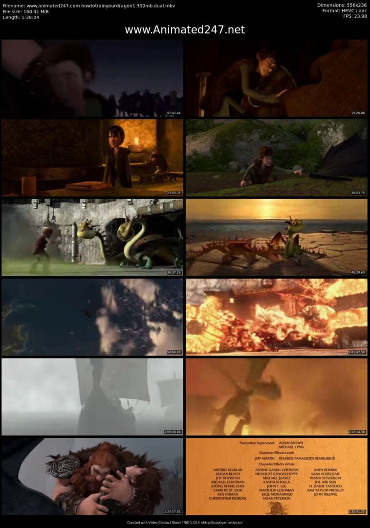 How to Train Your Dragon Free Download HEVC Dual Audio 480P