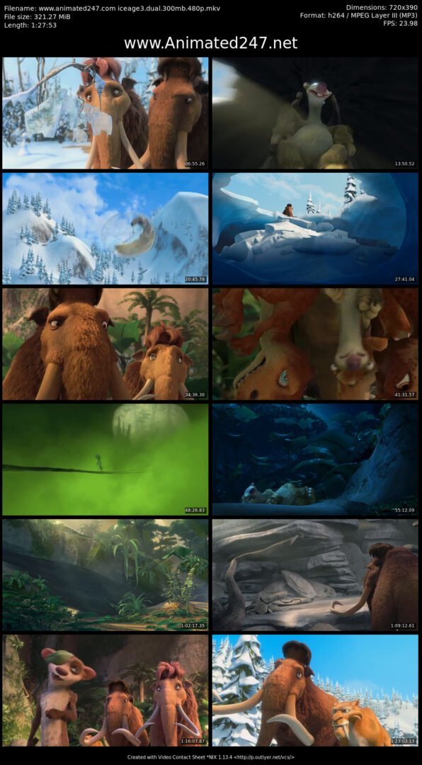 Ice Age 3 Dawn of the Dinosaurs Free Download 300MB