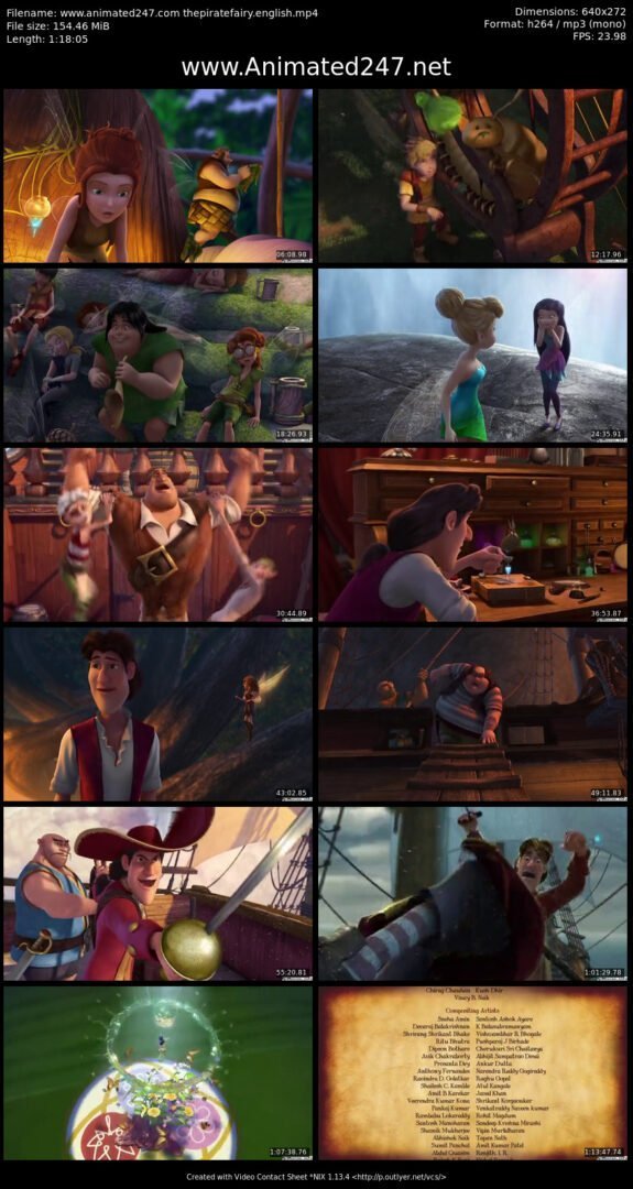 The Pirate Fairy Disney Movie Free Download English HEVC 480P