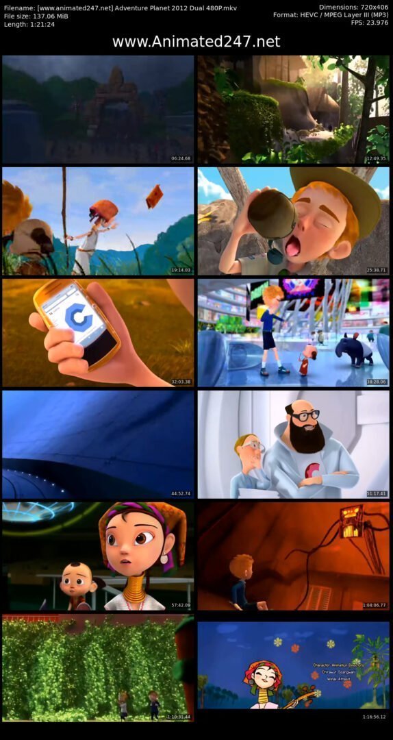 Adventure Planet Dual Audio 480P x265
