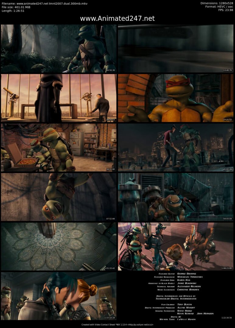 TMNT Free Download English and Hindi Dubbed Dual Audio